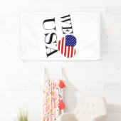 We Heartflag USA bk (v) bncnt Banner (Insitu)