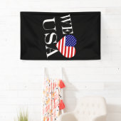 We Heartflag USA wt (v) bncnt Banner (Insitu)