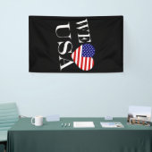 We Heartflag USA wt (v) bncnt Banner (Messeveranstaltung)