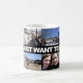 We just want to live - kaffemugg kaffeetasse (Mittel)