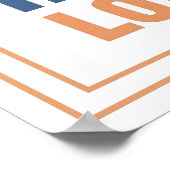 We Love Because He First Loved Us 1 John 4 19 Poster (Ecke)