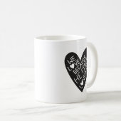 We love because he first loved us kaffeetasse (VorderseiteRechts)