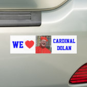 WE LOVE CARDINAL DOLAN AUTOAUFKLEBER (Auf Auto)