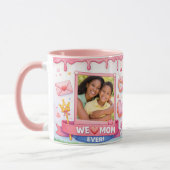 We Love Mom Ever Pink Custom Photo Collage Mugs Tasse (Links)