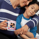 We Love Mom Ever Pink Custom Photo Collage Mugs Tasse