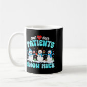 We Love Our Patients Snow Much Funny Snowman Chris Kaffeetasse (Links)