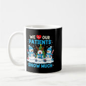 We Love Our Patients Snow Much Funny Snowman Chris Kaffeetasse (Links)