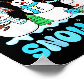 We Love Our Patients Snow Much Funny Snowman Chris Poster (Ecke)