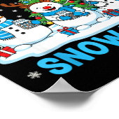 We Love Our Patients Snow Much Funny Snowman Chris Poster (Ecke)