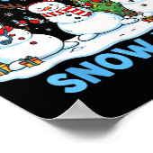 We Love Our Patients Snow Much Funny Snowman Chris Poster (Ecke)
