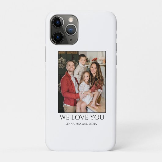 We Love You Dad Gift Custom Photo Case-Mate iPhone Hülle (Rückseite)