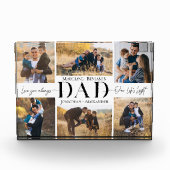 We Love You Dad Simple Father Collage Keepsake Fotoblock (Vorderseite)