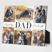 We Love You Dad Simple Photo Collage Keepsake Fotoplatte (Seite)
