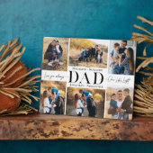 We Love You Dad Simple Photo Collage Keepsake Fotoplatte (Seite)