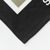 We Love You Grandma 13 Photo Collage Black Fleecedecke (Ecke)