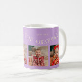 We Love You Grandma 4-Photo Wisteria Kaffeetasse (VorderseiteRechts)