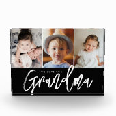 We love you Grandma Custom Grandchildren photos Fotoblock (Vorderseite)