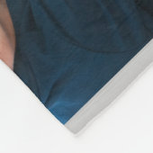 We Love you Grandma Script 8 Photo Modern Fleecedecke (Ecke)