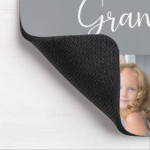We Love you Grandma Script 8 Photo Modern Mousepad (Ecke)