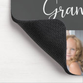 We Love you Grandma Script 8 Photo Modern Mousepad (Ecke)