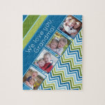 We love you grandma with 4 Fotos und zickig Puzzle<br><div class="desc">Eine großartige Möglichkeit, Ihre quadratischen Fotos von Ihrem Online-Konto aus anzuzeigen. Ein lustiges Zickzackdesign hebt die Bilder hervor.</div>