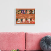We Love You Grandpa | 8 Photo Grid Terracotta Leinwanddruck (Insitu (Wohnzimmer))