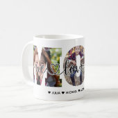 We Love You Mom Add Photo And Name Kaffeetasse (Vorderseite Links)