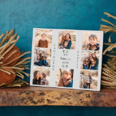 We love you Mom Foliage Name Foto Klebung Fotoplatte (Seite)