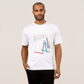 We Love You Mom Hand-Drawn Crayon Art T-Shirt (Vorne ganz)