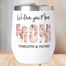 We Love You Mom Photo Template