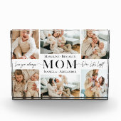 We Love You Mom Simple Mother Collage Keepsake Fotoblock (Vorderseite)