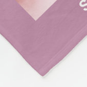 We Love You Nana Grandkids 6 Photo Collage Pink Fleecedecke (Ecke)