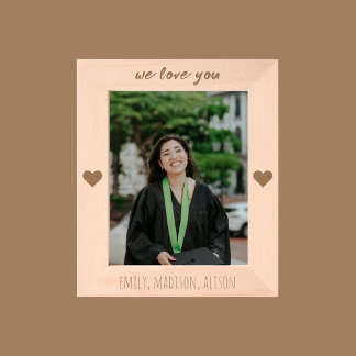 We Love You Personalized Engraved Picture Frame Geätzte Rahmen