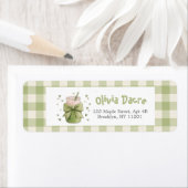 We Love You So Matcha Mail Bow Gingham (Insitu)