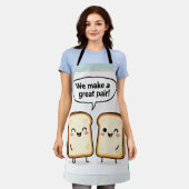 We Make a Great Pair Cute Toast Apron Schürze (Getragen)