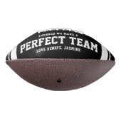 “We Make a Perfect Team” 4 Photo Football (Gedreht 270)