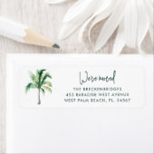 We Moved Coastal Palm Tree Return Address (Insitu)