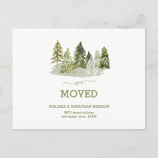 We Moved New Home Address Announcement Postcard Ankündigungspostkarte