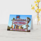 We Moved to Las Vegas New Address Karte (Gelbe Blume)