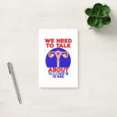 We Need to Talk About The Elephant In The Womb Post-it Klebezettel (Büro)