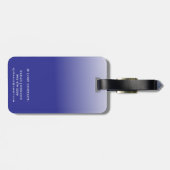 We Out Here Trippin Family Vacation Trip Blue Gepäckanhänger (Rückseite horizontal)