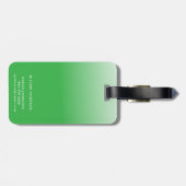 We Out Here Trippin Family Vacation Trip Green Gepäckanhänger (Rückseite horizontal)