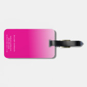We Out Here Trippin Family Vacation Trip Hot Pink Gepäckanhänger (Rückseite horizontal)