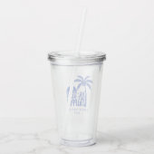 We Out Here Trippin Funny Trip Family Vacation Acryltrinkbecher (Rückseite)