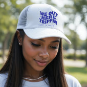 We Out Here Trippin Funny Trip Family Vacation Truckerkappe