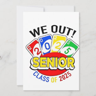 We Out Senior 2025 Gambling Game Abschluss Einladung