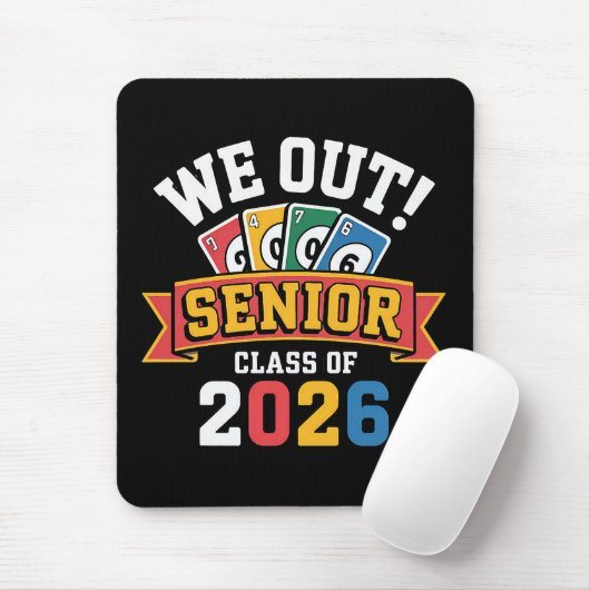 We Out Senior Class Of 2026 Mousepad (Mit Mouse)