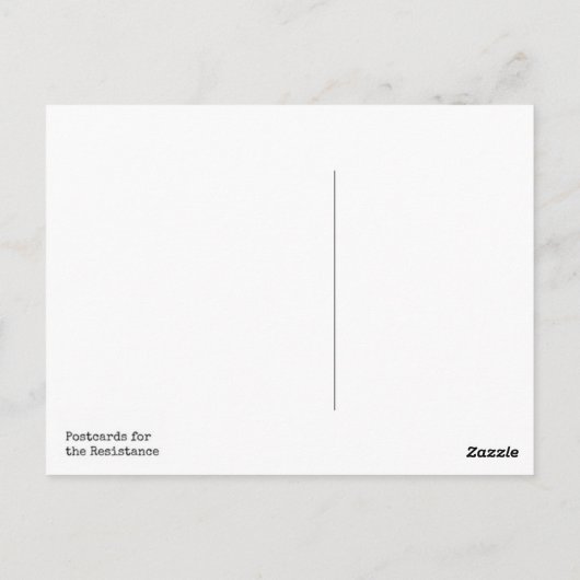 We Persist Postcard Postkarte (Rückseite)