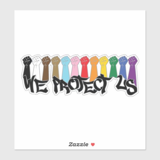 We Protect Us Aufkleber (Blatt)