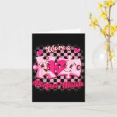 We’re A Perfect Match Love Puzzle Funny Valentines Karte (Gelbe Blume)